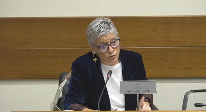 Archivo - La consejera de Salud, Concepción Saavedra, en la comisión parlamentaria.