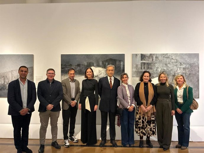 Acto de inauguración de la exposición 'Set' de Pedro Cano en la Misericòrdia.