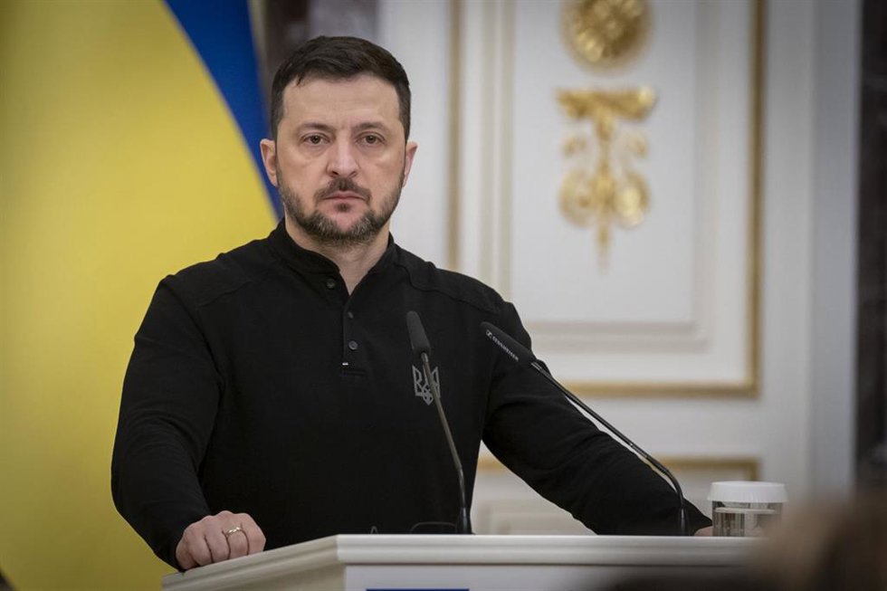 Archivo - Imagen de archivo del presidente ucraniano, Volodimir Zelenski.