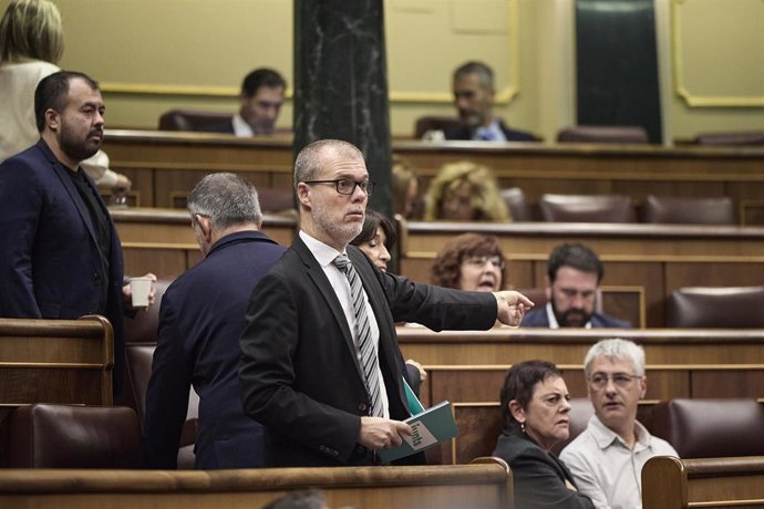 El diputado de Junts Josep María Cruset durante una sesión plenaria en el Congreso de los Diputados, a 13 de noviembre de 2025, en Madrid (España).