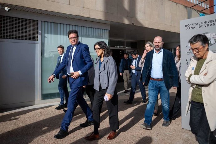 López durante su visita en Lleida.