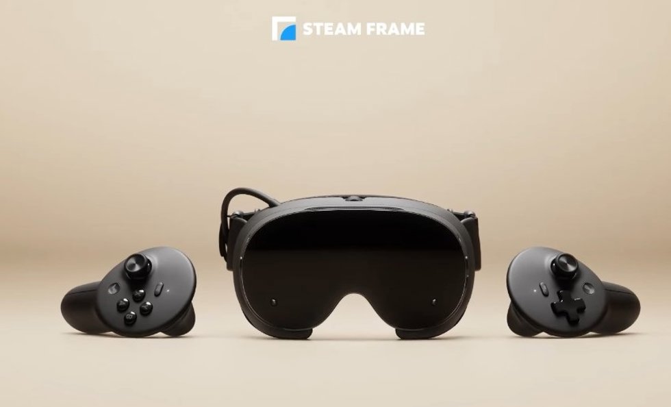 El nuevo visor de realidad virtual de Valve Steam Frame.