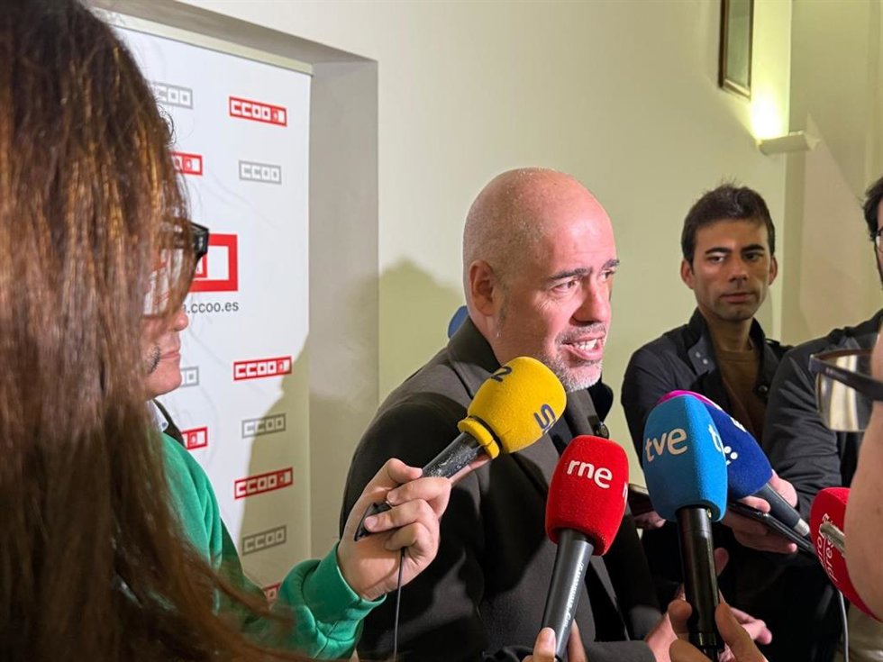 El secretario general de CCOO, Unai Sordo.
