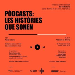 Cartel de la nueva edición de 'Podcast: les historias que suenan'