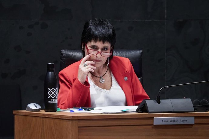 La portavoz de EH Bildu en el Parlamento de Navarra, Laura Aznal