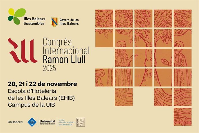 Cartel de  “El Arte de la Música" , un ciclo de conciertos enmarcado en el Congreso Internacional “Los espacios de Ramon Llull”