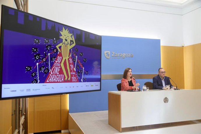 Presentación de la XXX edición del FCZ, en la sala de prensa del Ayuntamiento.