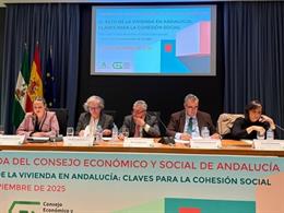 Imagen de la jornada 'El reto de la vivienda en Andalucía'.