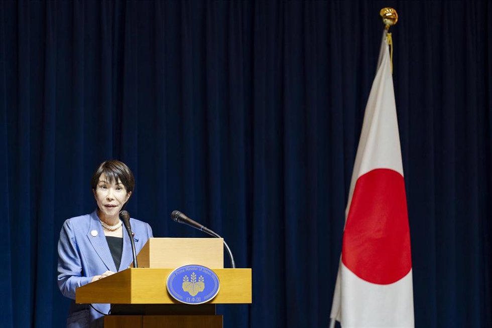 La primera ministra de Japón, Sanae Takaichi.
