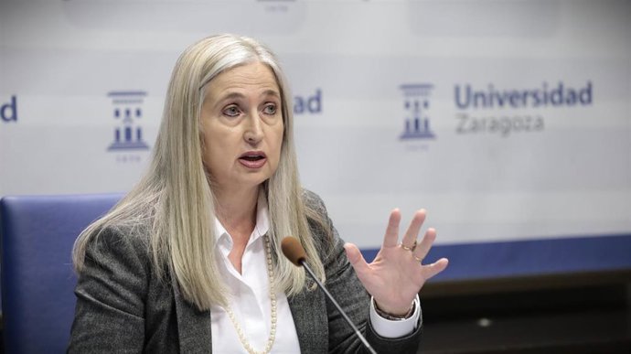 La vicerrectora de Economía de la Universidad de Zaragoza, Paloma Apellániz.