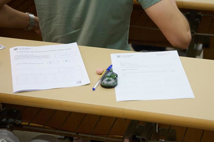 Archivo - Imagen de archivo de las PAU. 