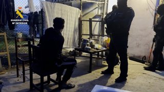 Imagen de uno de los detenidos por el homicidio en Bollullos Par del Condado (Huela).