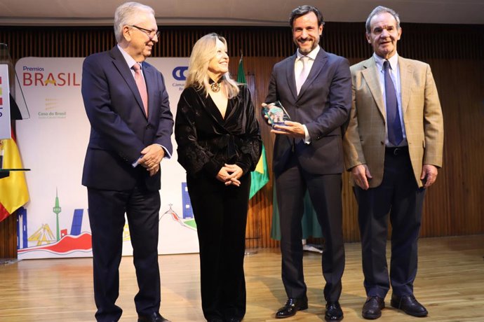 Foto de familia en la XX edición de los Premios Brasil