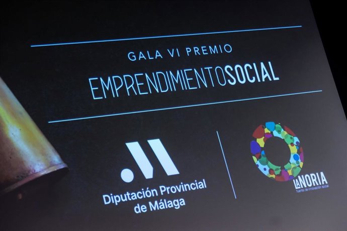La Diputación de Málaga ha celebrado este jueves en el Auditorio Edgar Neville la VI Gala de los Premios de Emprendimiento Social La Noria, unos galardones que reconocen la actividad empresarial con un impacto positivo en las personas o el medio ambiente