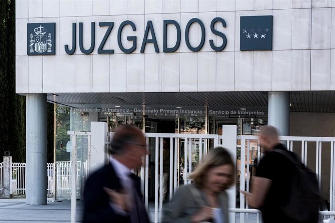 Archivo - Fachada de los Juzgados de Plaza de Castilla, a 5 de junio de 2025, en Madrid (España). 