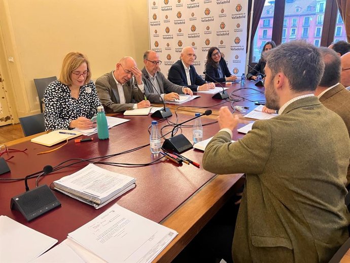 Reunión de la Comisión de Hacienda del Ayuntamiento de Valladolid.