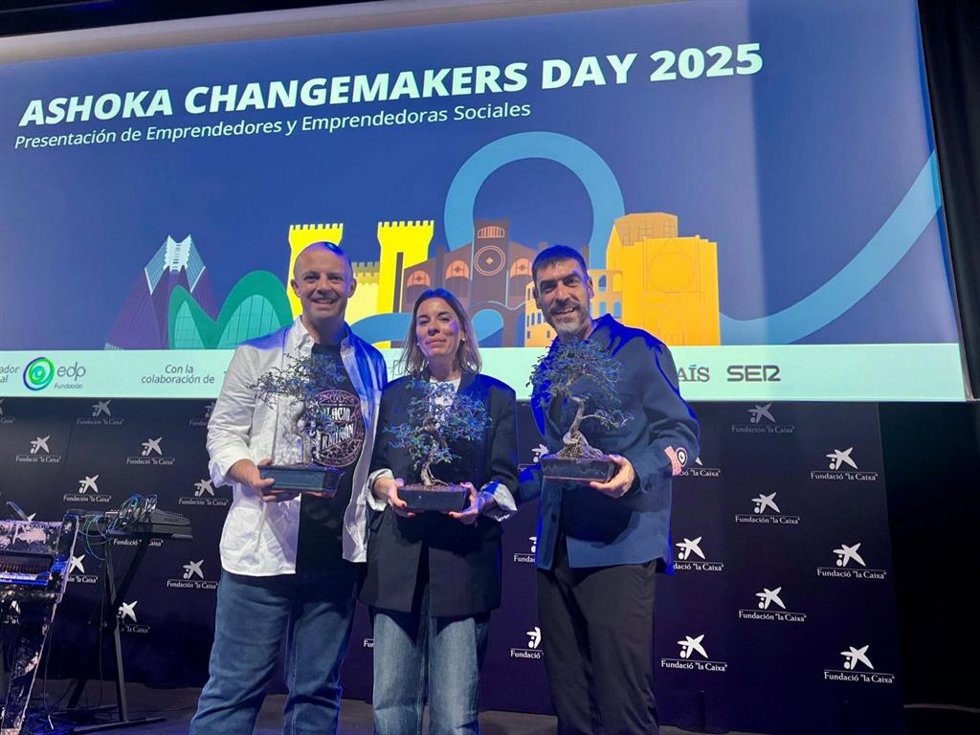 Majo Gimeno, Iván del Caz y Javier Pérez, nuevos Emprendedores Sociales Ashoka 2025