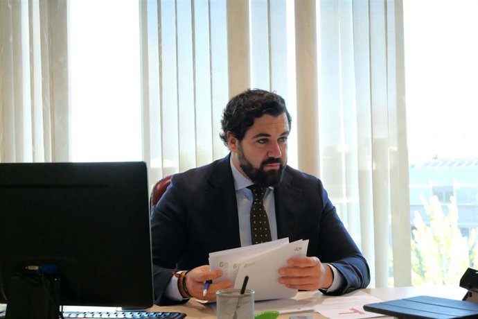 El portavoz del grupo de Vox en la Diputación de Granada, Gustavo de Castro