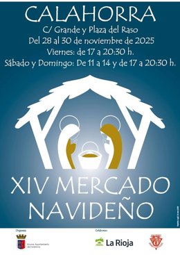 El Mercado navideño de Calahorra contará con 28 casetas y más de 30 actividades para todas las edades