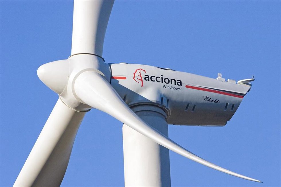 Archivo - Aerogeneradores de Acciona