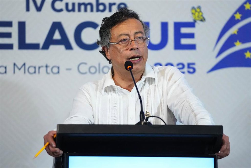 El presidente de Colombia, Gustavo Petro