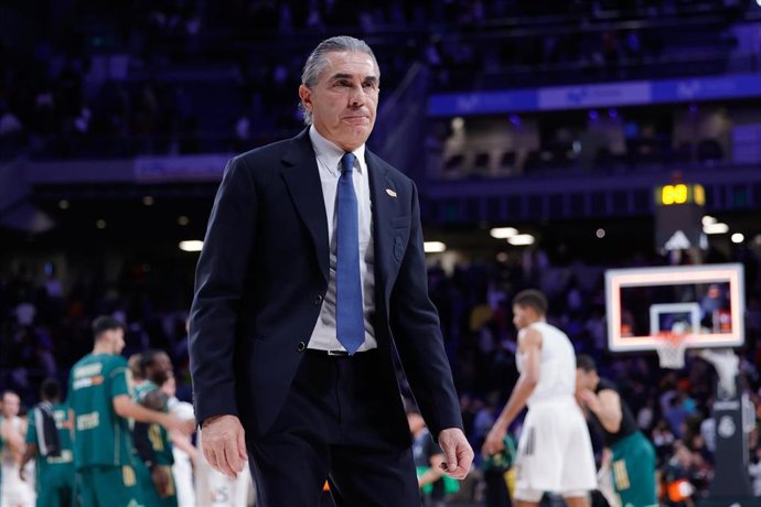 El entrenador del Real Madrid, Sergio Scariolo.