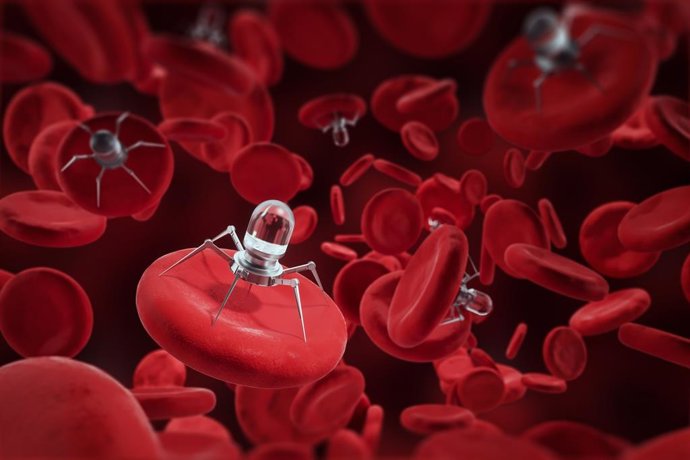 Archivo - Microbots en el terrente sanguineo