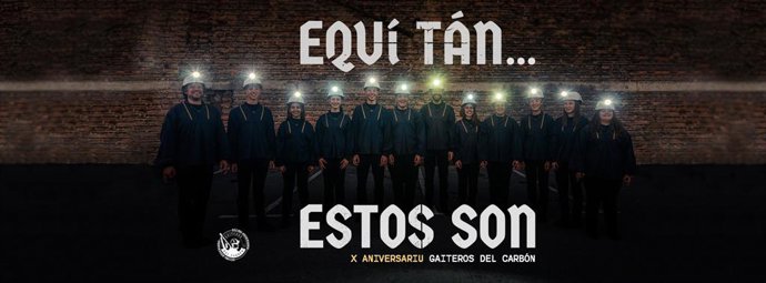 X Aniversariu de Gaiteros del Carbón en La Felguera.