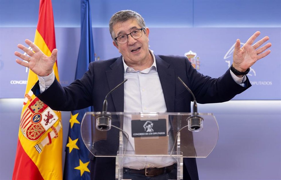 El portavoz del PSOE en el Congreso, Patxi López.