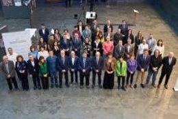 Acto en el Parlamento de Navarra.