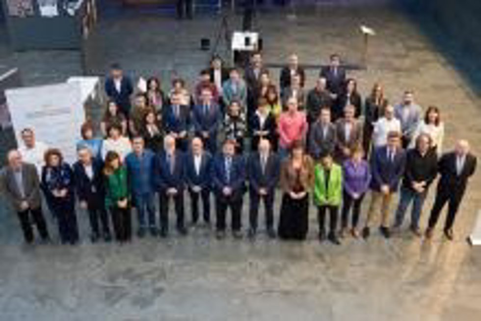 Acto en el Parlamento de Navarra.