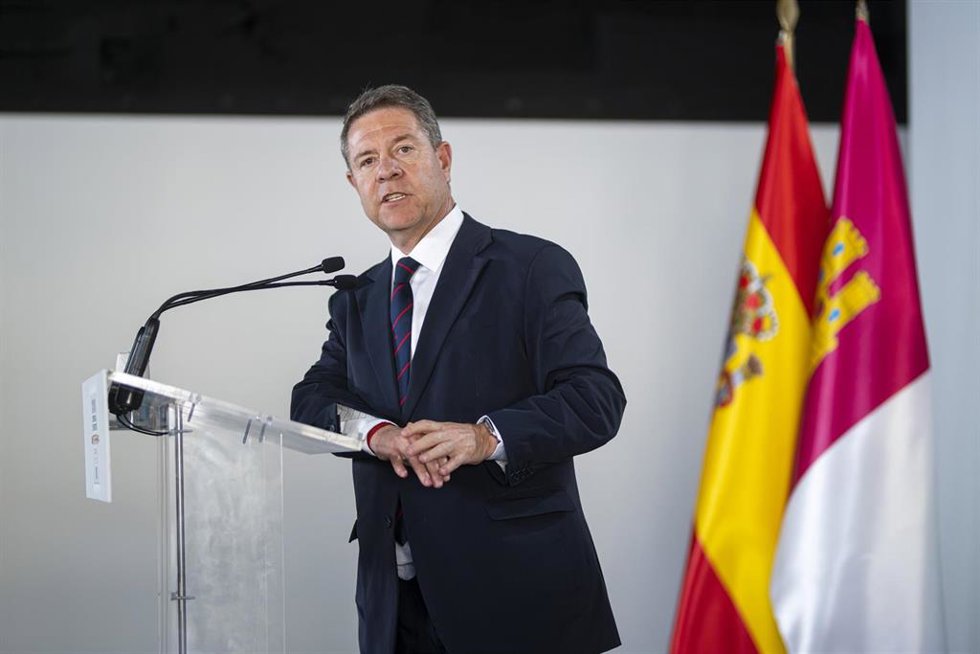 Archivo - El presidente de la Junta de Castilla-La Mancha, Emiliano García-Page