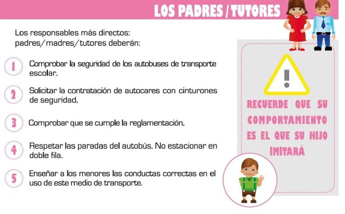 Campaña de transporte escolar