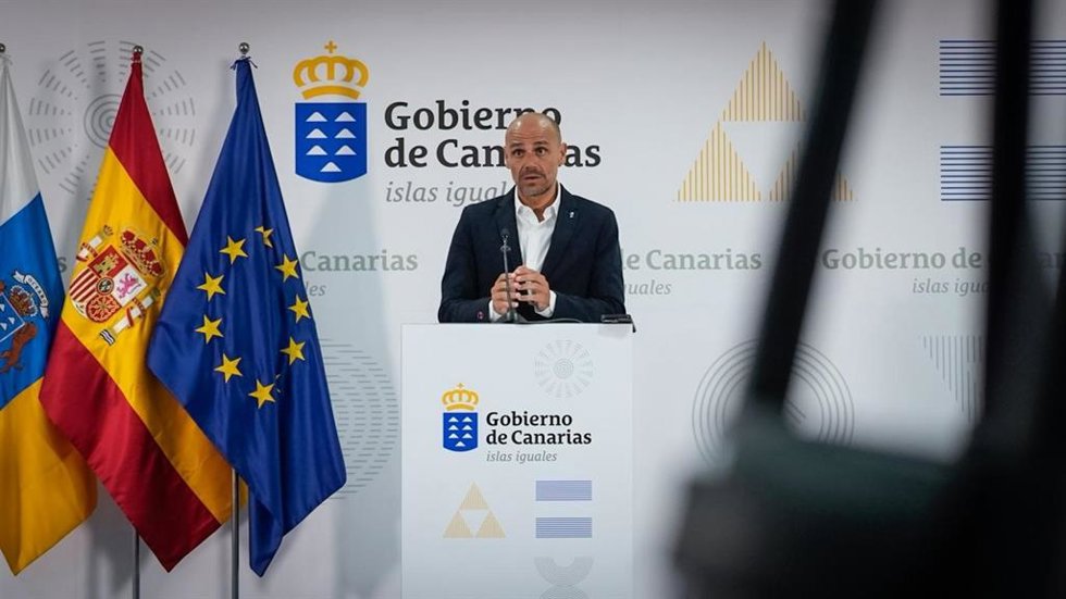El portavoz del Gobierno de Canarias, Alfonso Cabello