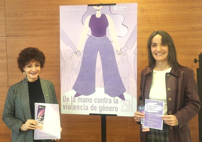 Celia Sanz y Eva Lacarra, en la presentación