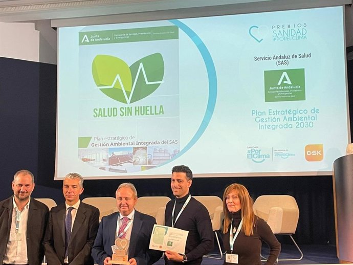 El SAS, ganador de los Premios Sanidad #PorElClima por su estrategia de gestión ambiental.