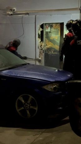 Una de las entradas y registros en el operativo del martes