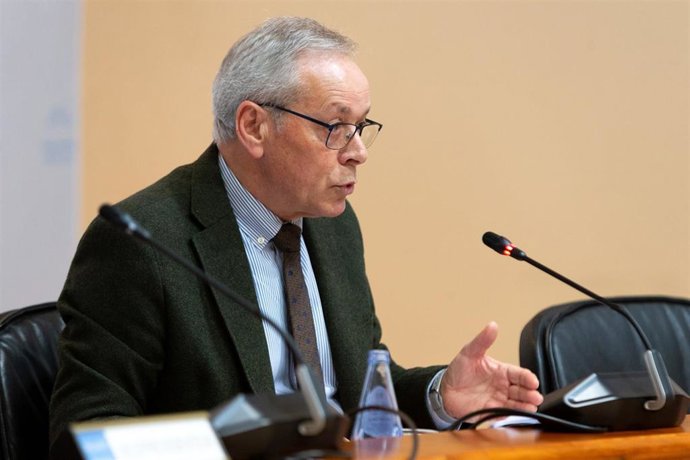 Archivo - El director xeral de Gandaría, Agricultura e Industrias Agroalimentarias, José Balseiros,en comisión