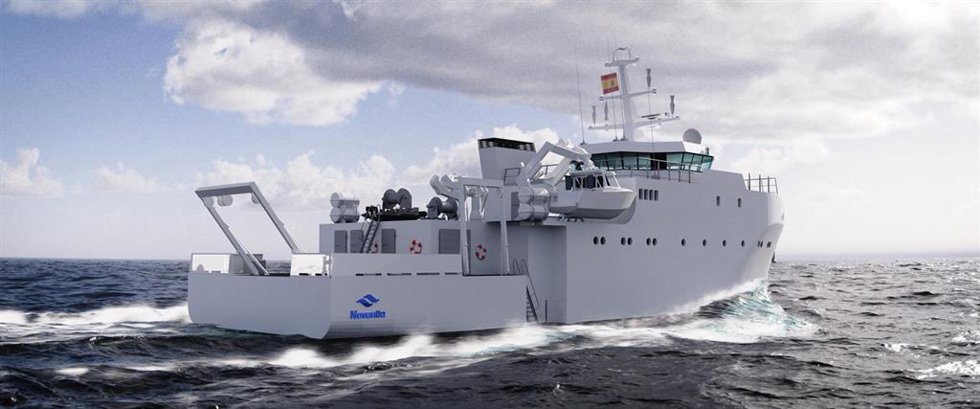 Buque hidrográfico costero (BHC) de la Armada, diseñado por Navantia.