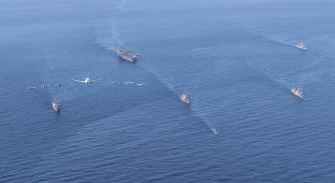 Ejercicios navales conjuntos de Corea del Sur y Estados Unidos