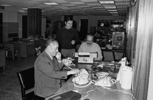 El telefonista Clemente Sanz, el teletipista José 