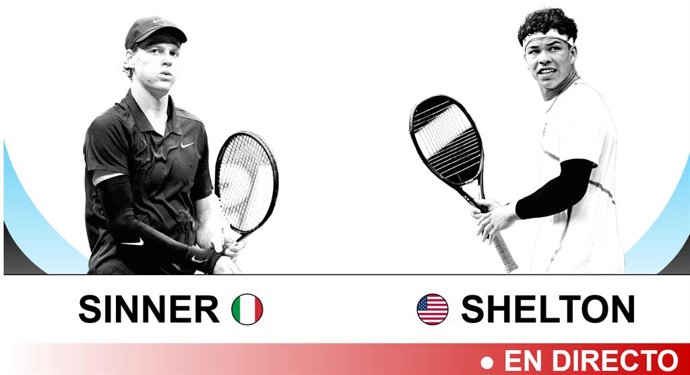 Jannik Sinner - Ben Shelton: resumen y estadísticas del partido de Round Robin de ATP Finals, Grupo Bjorn Borg