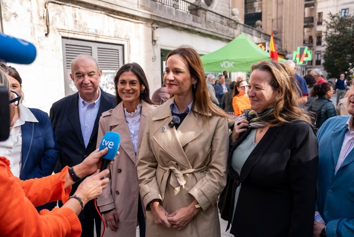 La  portavoz de VOX en la Asamblea de Madrid, Isabel Pérez Moñino en Santander