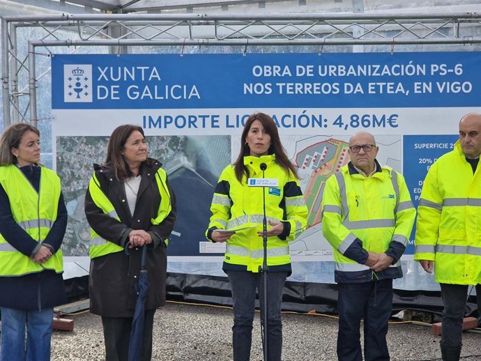 Allegue en su visita a la ETEA de este viernes.