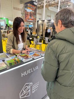 El stand de la Agencia Destino Huelva en la Feria Internacional del Turismo de Interior INTUR.
