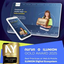 ILUNION obtiene el Golden New York Digital Awards 2025 por su ecosistema web inclusivo