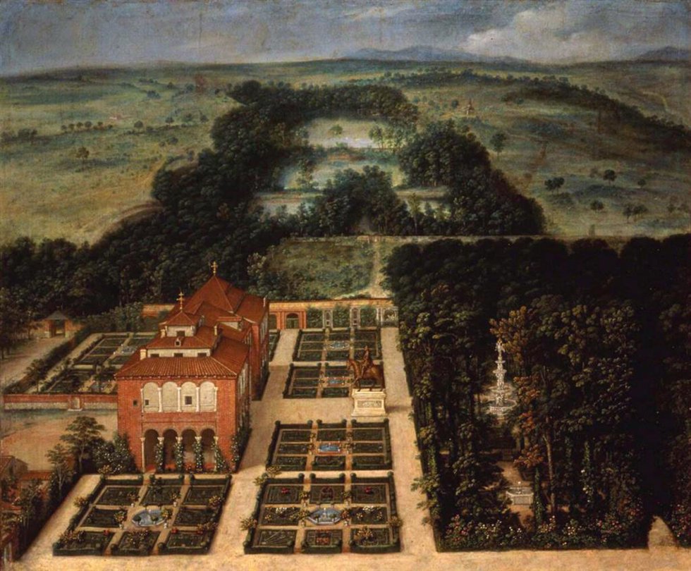 Imagen del paisaje de la Casa de Campo de Felipe II