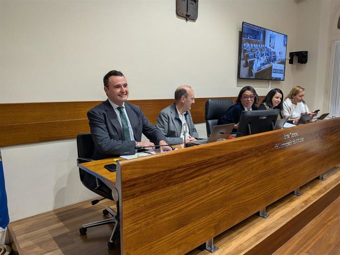 Guillermo Peláez, en una comisión parlamentaria