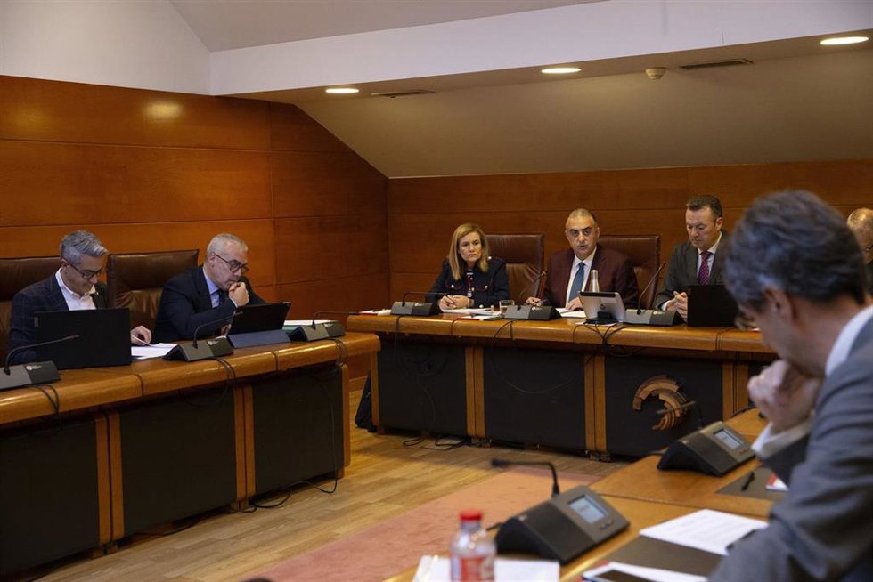 El consejero de Fomento, Vivienda, Ordenación del Territorio y Medio Ambiente, Roberto Media, presenta en comisión los presupuestos de su departamento para 2026