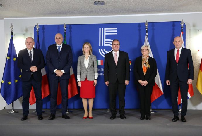 Reunión del Grupo de los Cinco en Berlín (Alemania) a 14 de noviembre de 2025